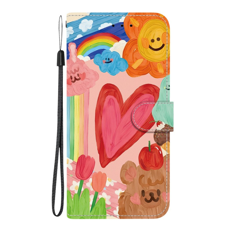 Xiaomi Redmi Note 17 Pro 5G -suojakotelo, Rainbow Heart