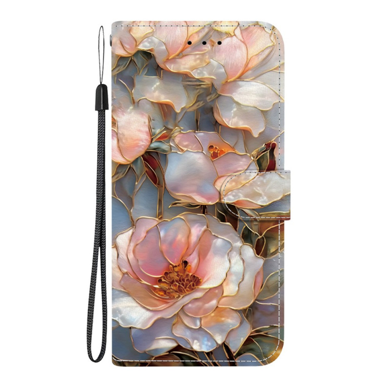 Xiaomi Redmi Note 17 Pro 5G -suojakotelo, kultainen pioni