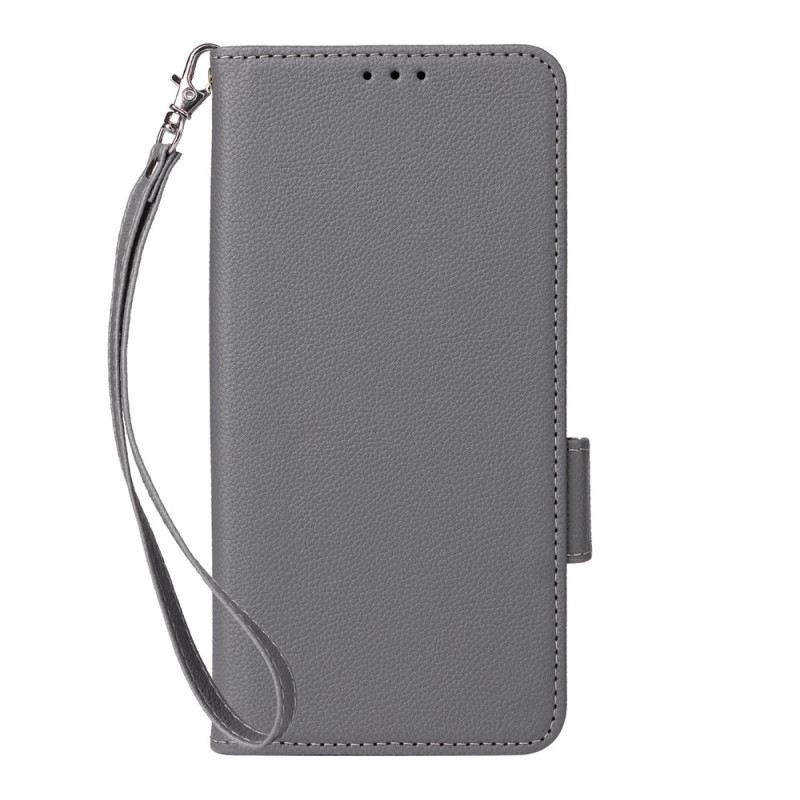 Xiaomi Redmi Note 17 Pro 5G -suojakotelo, keinonahka, hihnalla