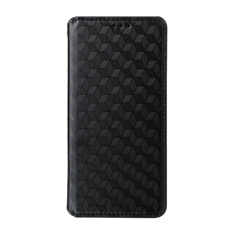 Xiaomi Redmi Note 17 Pro 5G:n 3D-rombikuvioinen flip-suojakuori