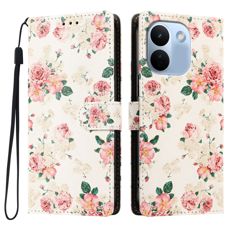 Xiaomi Redmi Note 17 Pro Max 5G -suojakotelo, Liberty-kukkakuvio