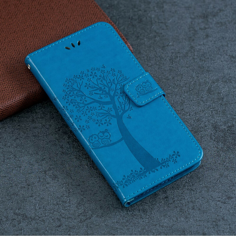 Huawei P Smart Plus Case 2019 Puu ja pöllö hihna