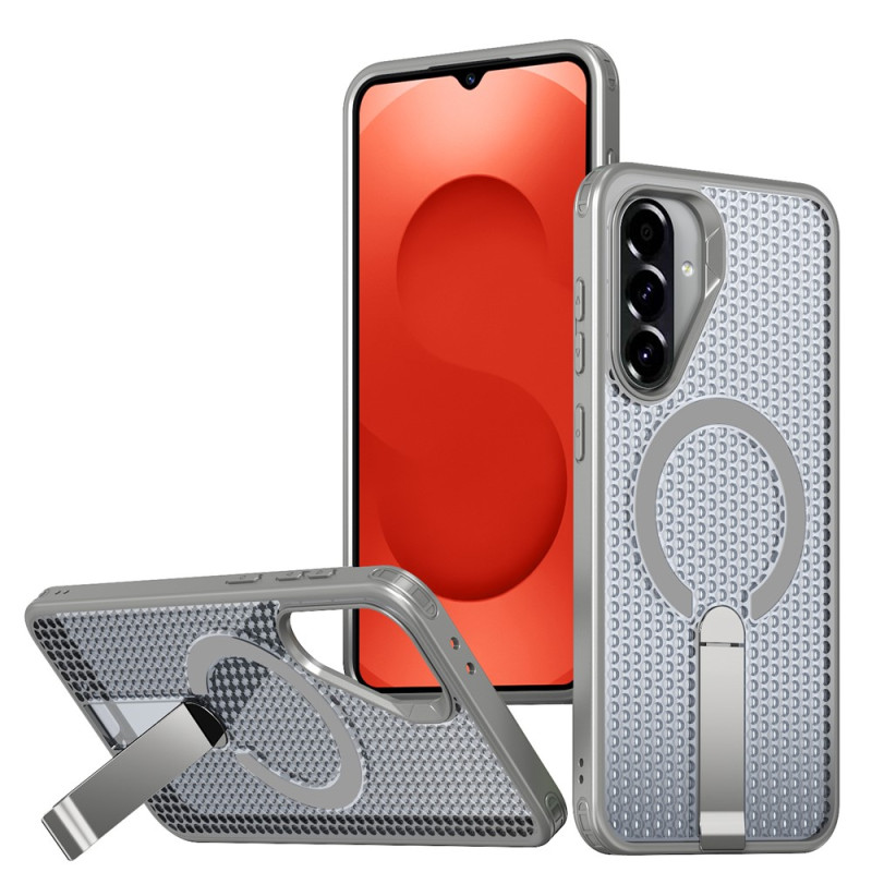 Samsung Galaxy S26 FE -suojakotelo, magneettinen, ritiläkuvioinen, telineellä