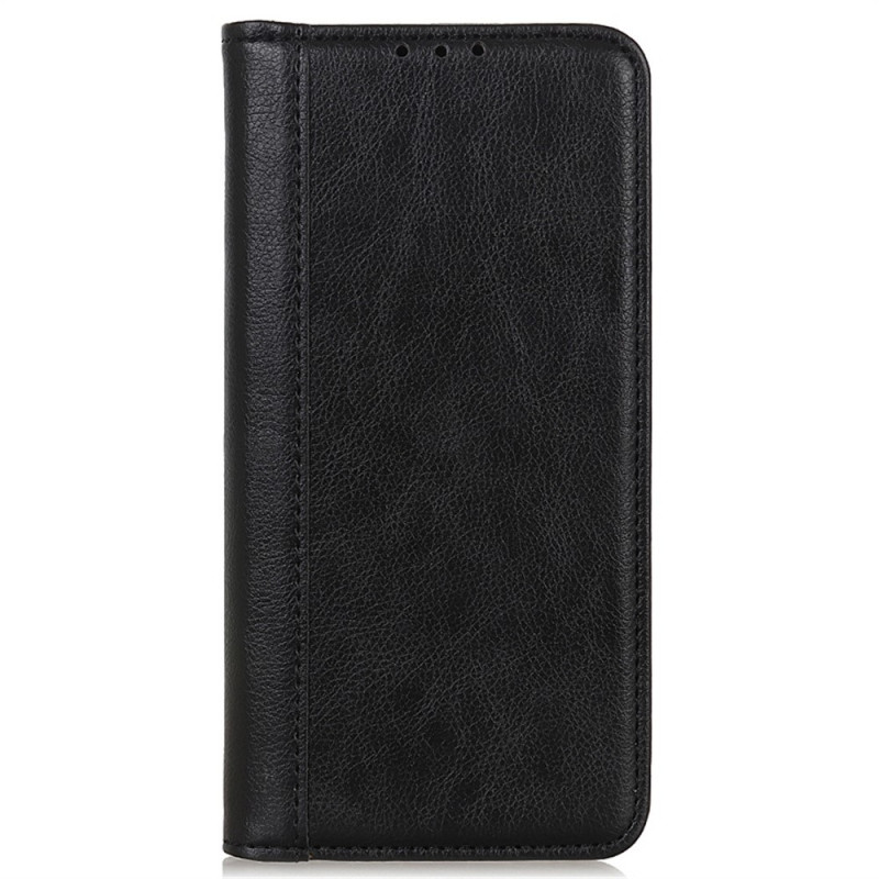 Xiaomi Redmi 17 5G / 4G -kääntökansi, halkaistu litchi-nahka