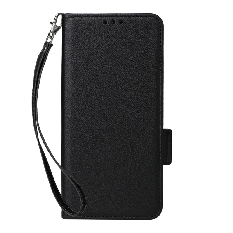 Xiaomi Redmi 17 5G / 4G -suojakotelo, keinonahka, hihnalla