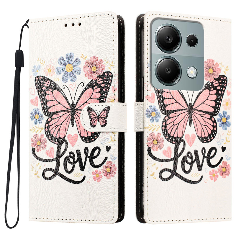 Xiaomi Redmi 17 5G / 4G -suojakotelo, Love Papillons