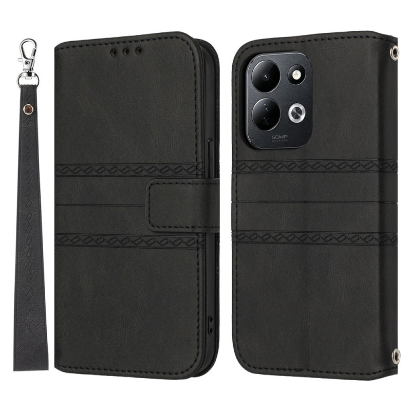 Xiaomi Redmi 17 5G / 4G -suojakotelo, painettu kuvio ja kantolenkki