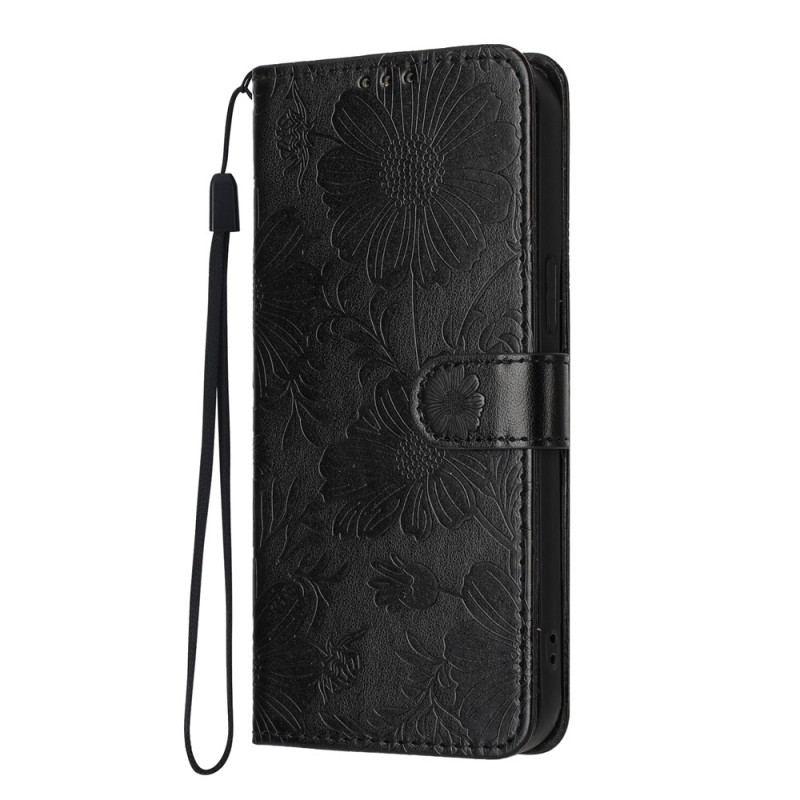 Xiaomi Redmi 17 5G / 4G -suojakotelo, kukkakuvio