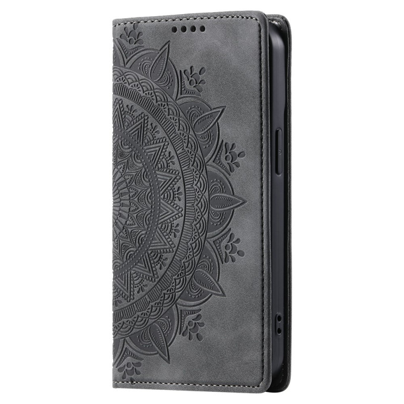Xiaomi Redmi 17 5G / 4G -suojakotelo, mandala-kuvioinen, mokkanahkainen pinta
