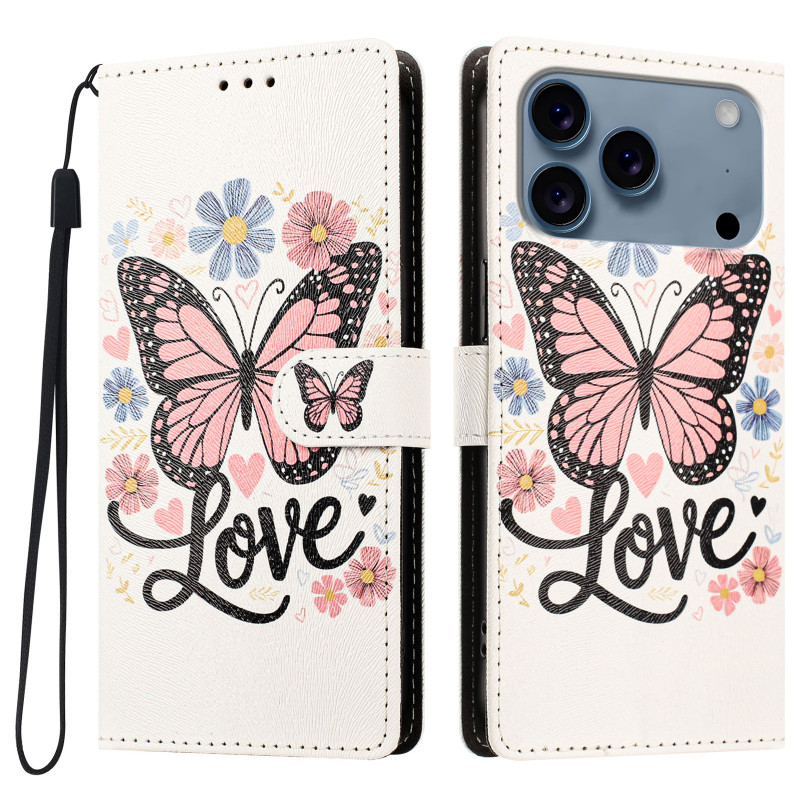 Housse iPhone 18 Pro / 17 Pro Love Papillons