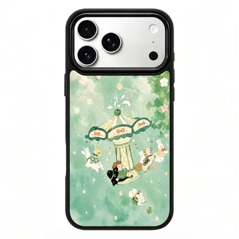 iPhone 18 Pro / 17 Pro -magneettinen suojakotelo, Wood Art Beauty