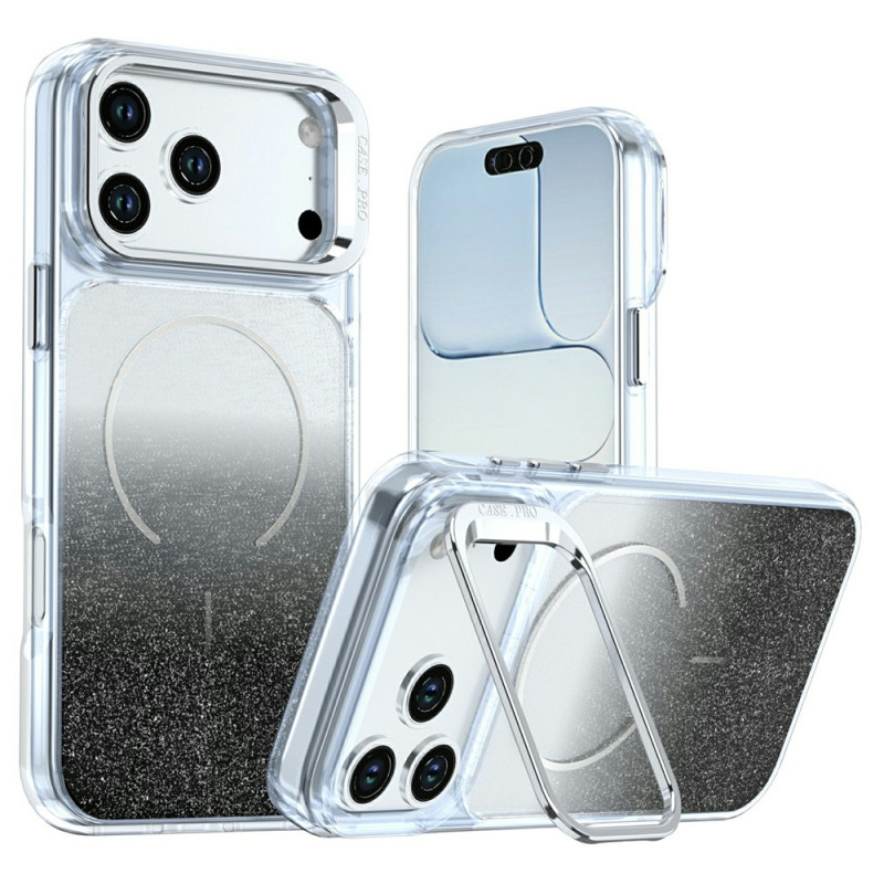 iPhone 18 Pro / 17 Pro -suojakotelo, magneettinen pidike, väriliukuma ja kimallus