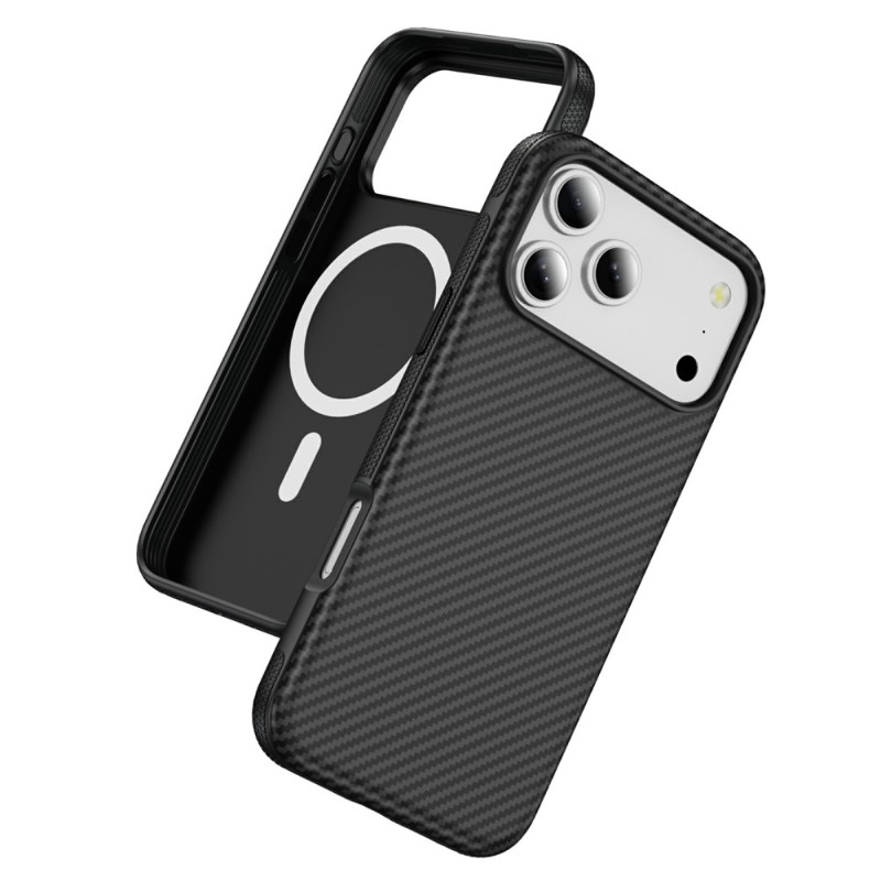 iPhone 18 Pro / 17 Pro -suojakotelo, magneettinen, hiilikuitu