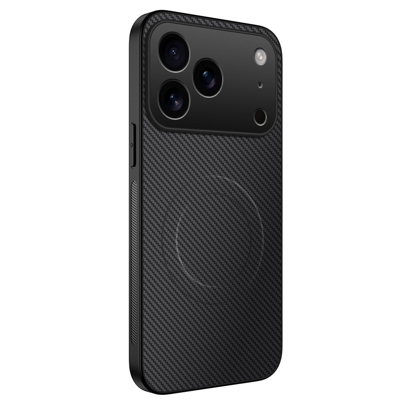 Magneettinen iPhone 18 Pro -suojakuori, hiilikuitua