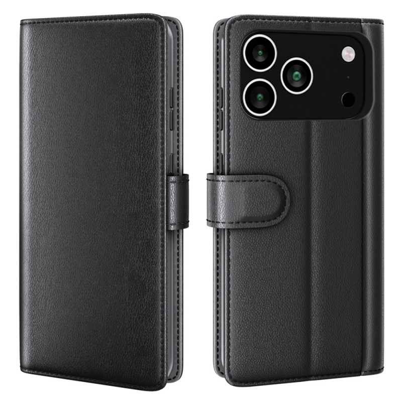 iPhone 18 Pro Max / 17 Pro Max -suojakotelo, aitoa nahkaa