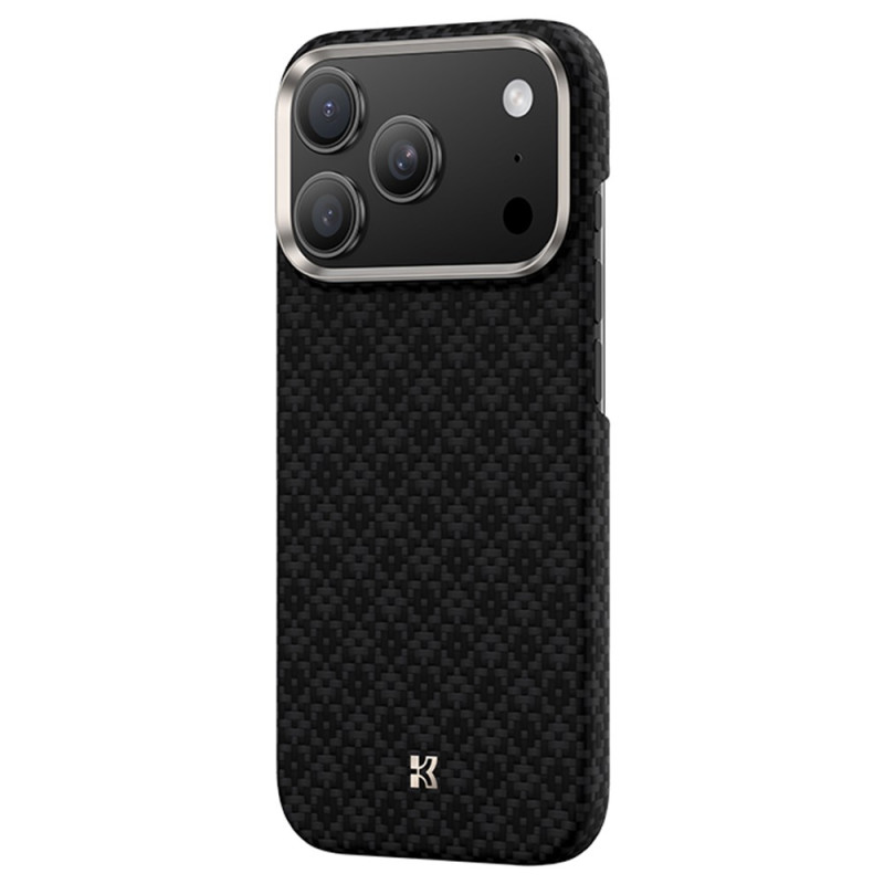 BENKS:n iPhone 18 Pro Max / 17 Pro Max -suojakotelo, aitoa aramidikuitua (Kevlar)