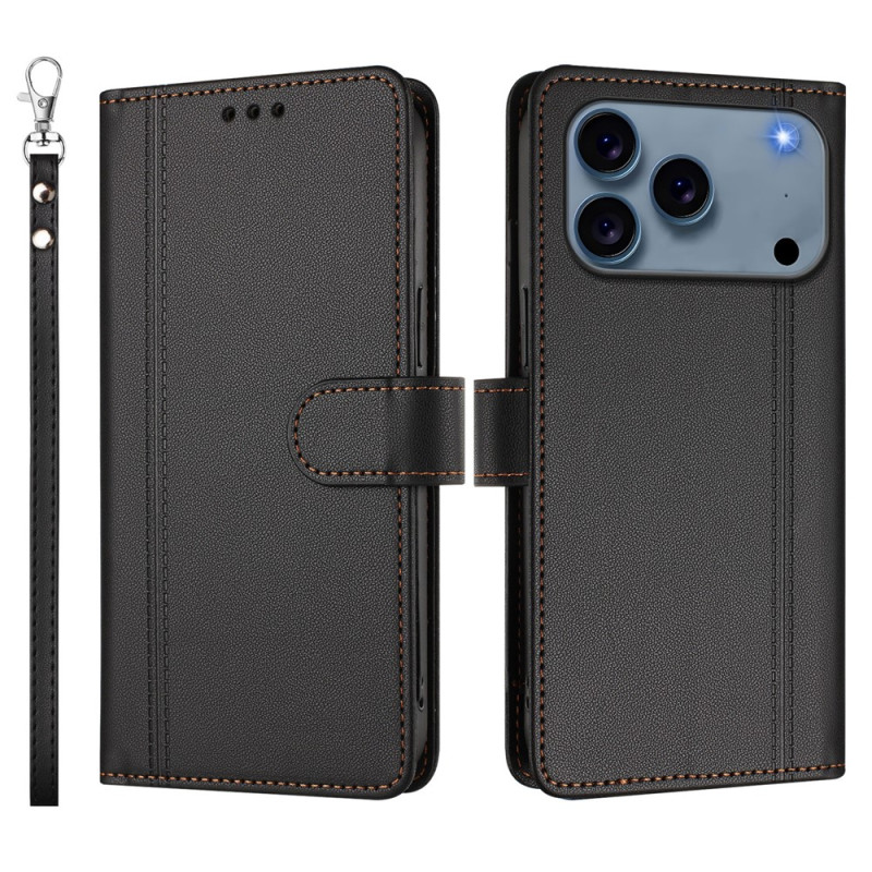 iPhone 18 Pro Max / 17 Pro Max -suojakotelo, lompakkomalli, 9 korttipaikkaa