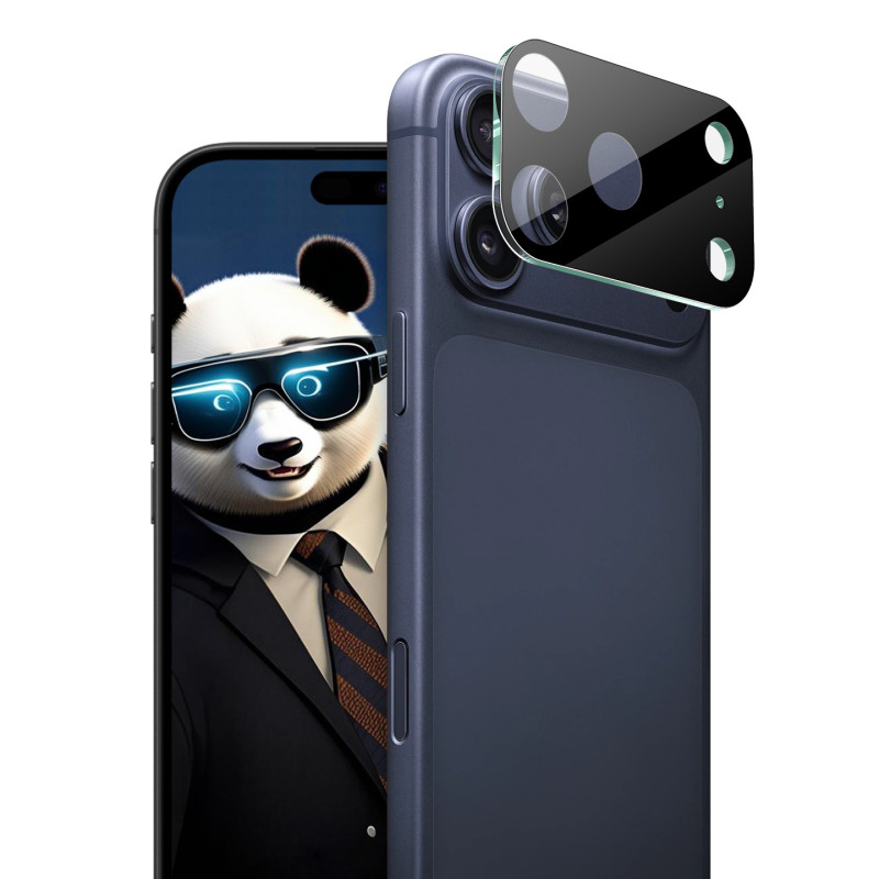 Karkaistusta lasista valmistettu suojalasi iPhone 18 Pro Maxille (musta versio)