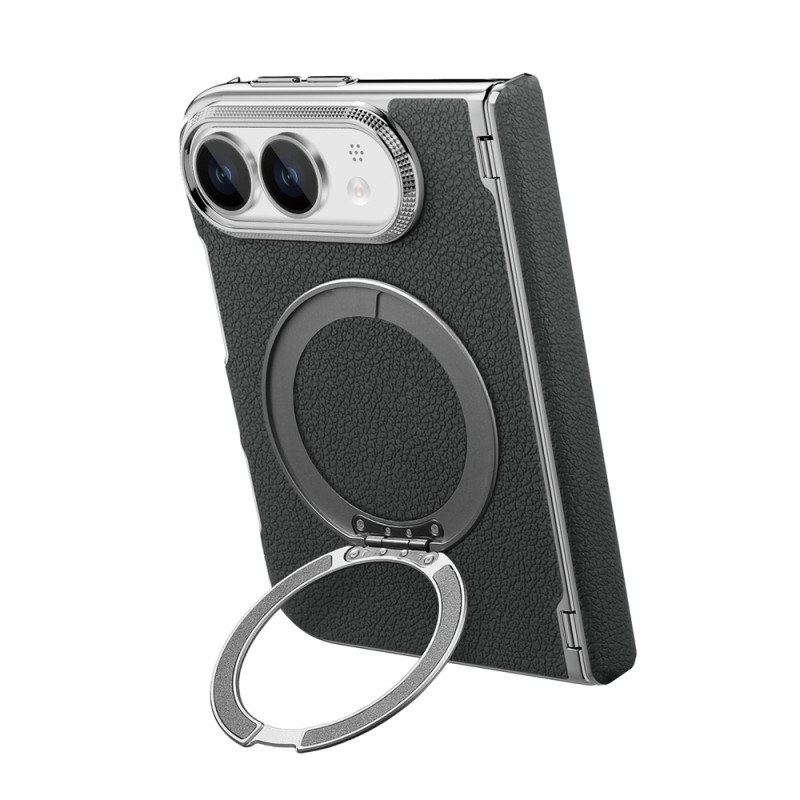 Litchi-merkkinen magneettinen iPhone Duo -suojakotelo, jossa on kiinnitysrengas