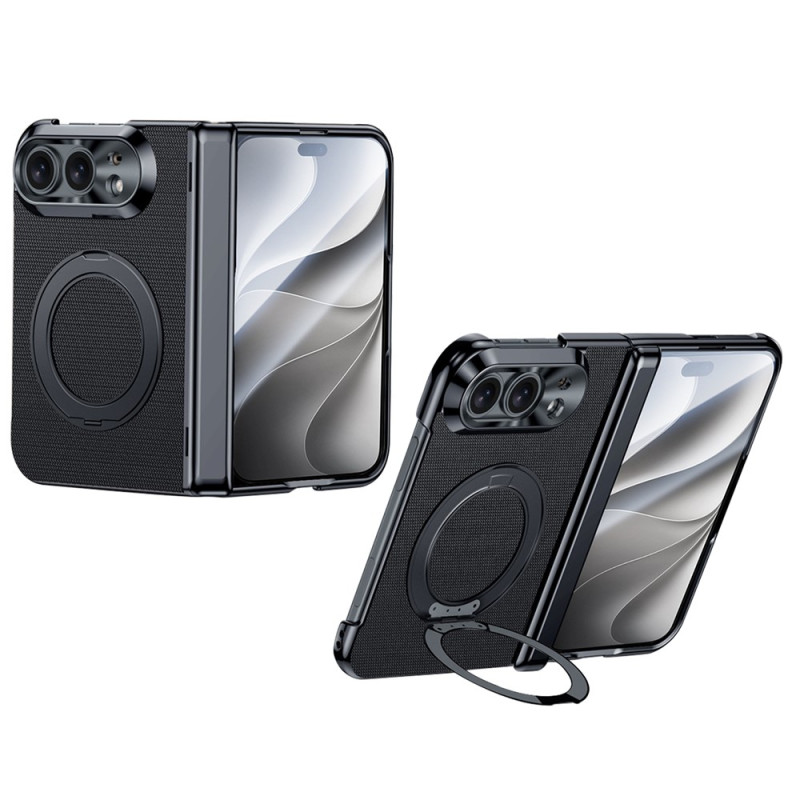 Magneettinen iPhone Duo -kangaskotelo, jossa on 360°-teline ja panssarilasi