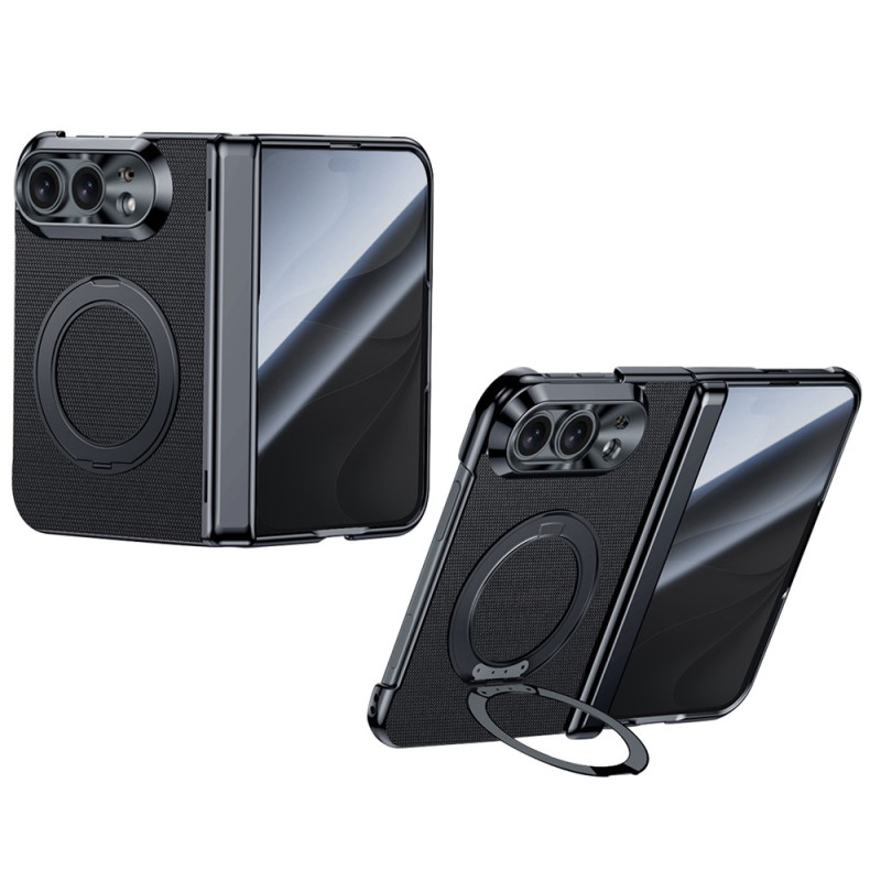 Magneettinen iPhone Duo -kangaskotelo, jossa on teline ja vakoilunestolasi