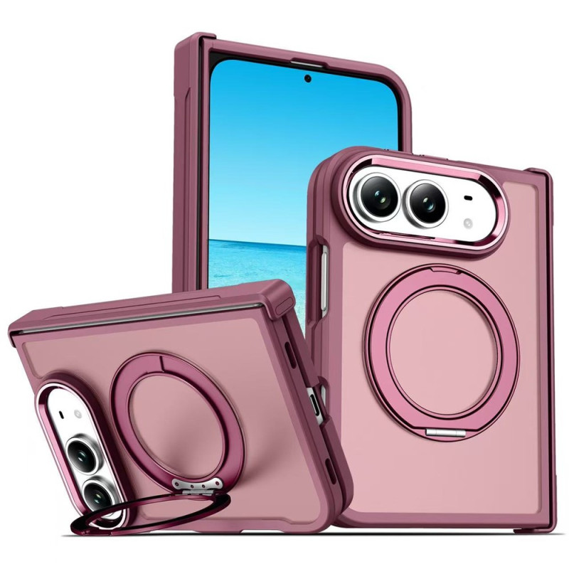 Magneettinen iPhone Duo -kuori, jossa on 360°-kääntyvä kiinnitysrengas