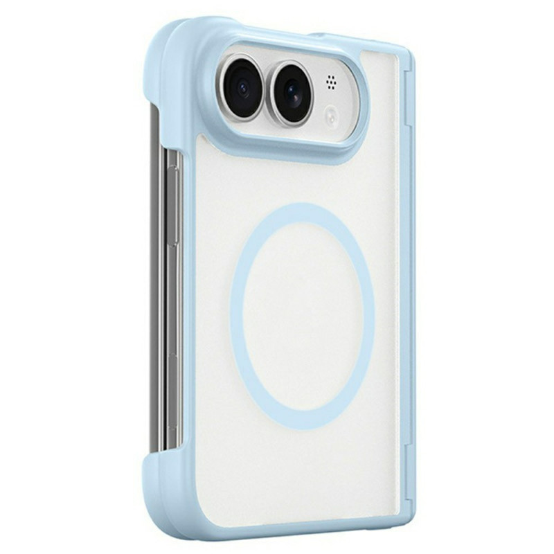 Magneettinen iPhone Duo -kuori, mattapintainen, saranoidulla suojuksella