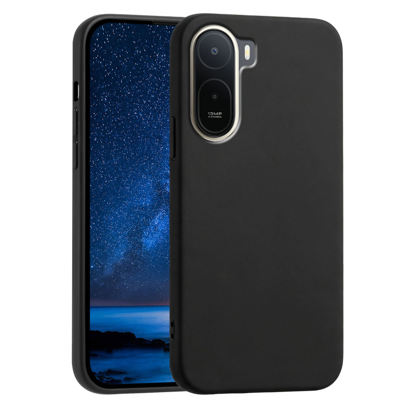 Xiaomi Redmi A7 Pro / Poco C81 Pro -silikonikuori, musta