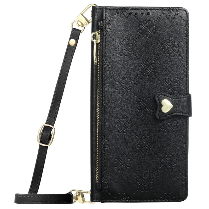 Housse Google Pixel 11 Pro / 11 Poche Zippée Motifs Coeurs