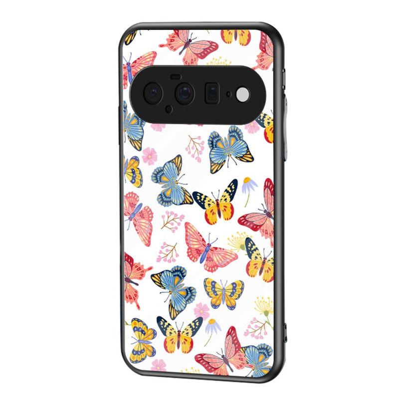 Google Pixel 11 -suojakotelo, panssarilasi, perhoset
