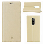Sony Xperia 1 Textured Flip Cover -suojakansi
