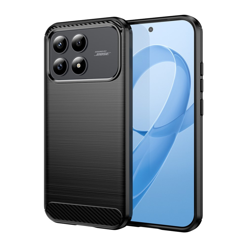 Poco F9 Pro -suojakuori, harjattua hiilikuitua