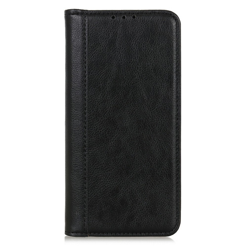 Flip Cover iPhone 18 Pro / 17 Pro, halkaistu nahka