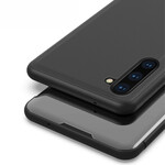 Näytä kansi Samsung Galaxy Note 10 peili ja keinonahkainen nahka