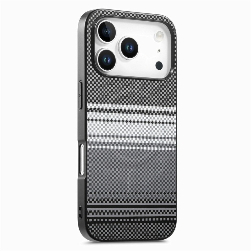 iPhone 18 Pro / 17 Pro -suojakuori, magneettinen, väriliukuväritys, hiilikuitu-efekti