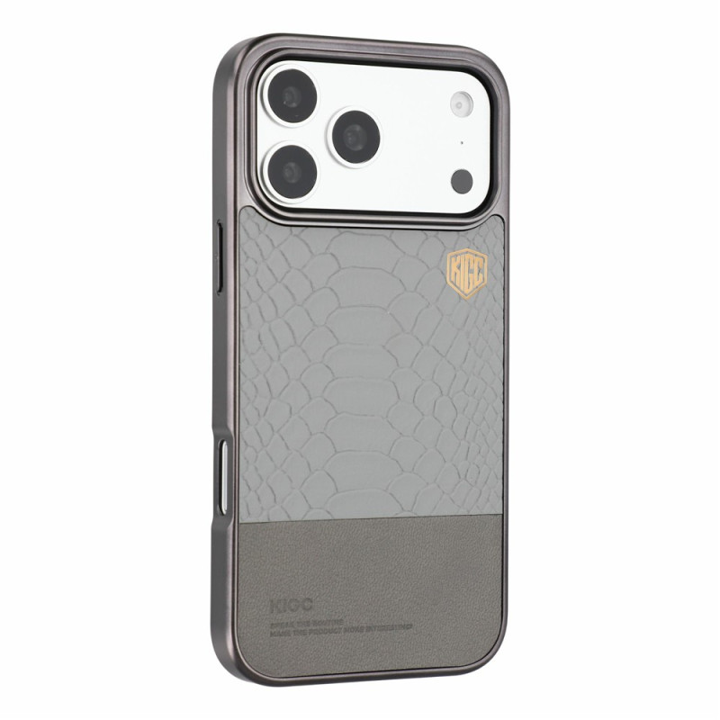 KIGC:n magneettinen iPhone 18 Pro / 17 Pro -suojakuori, krokotiilikuviolla