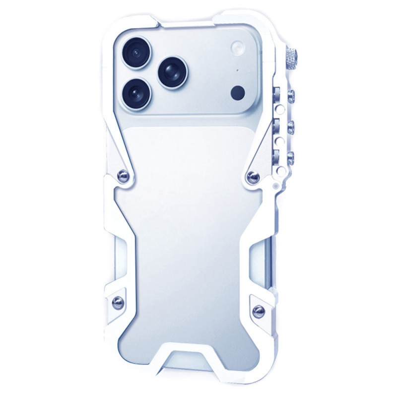 iPhone 18 Pro / 17 Pro -suojakotelo, metallinen, mekaanisen varren tyyli