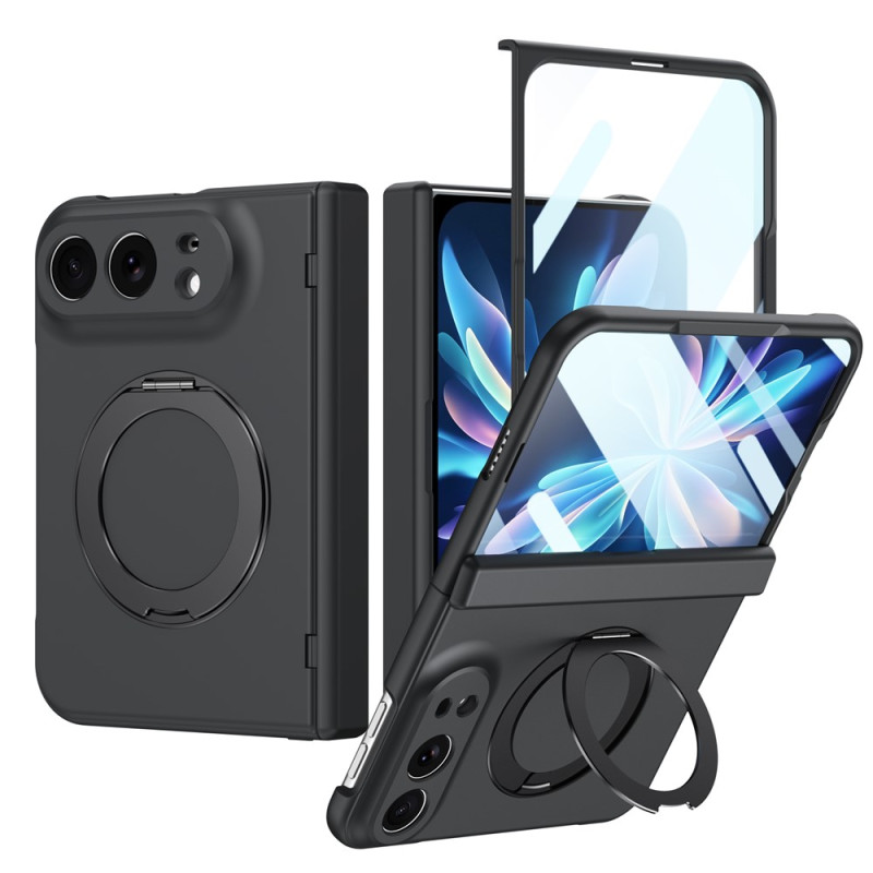 N52-magneettinen iPhone Duo -suojakuori, jossa on kääntyvä teline ja lasi