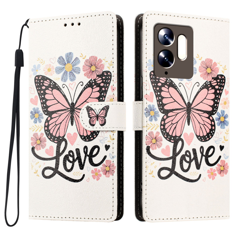Poco C95 Pro -suojakotelo, Love-perhoset