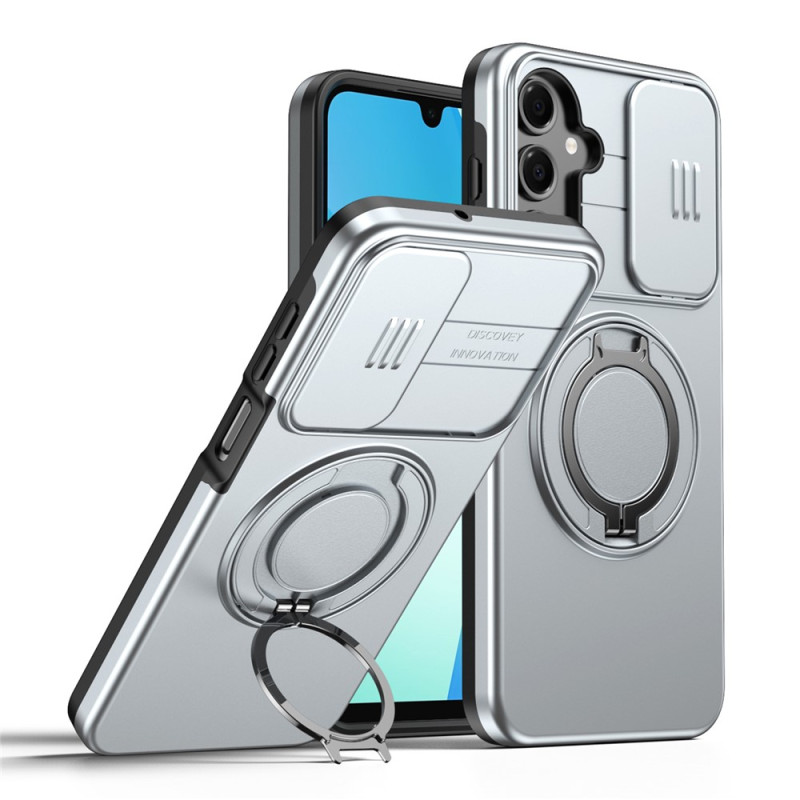 Samsung Galaxy A18 4G / A17 4G / 5G -suojakotelo, magneettikiinnitys, kamerasuojus ja kääntyvä rengas