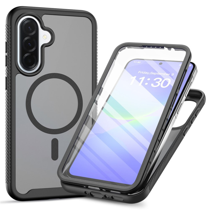 Samsung Galaxy A18 4G / A17 4G / 5G -magneettinen 3-in-1-suojakotelo ja näytönsuojakalvo