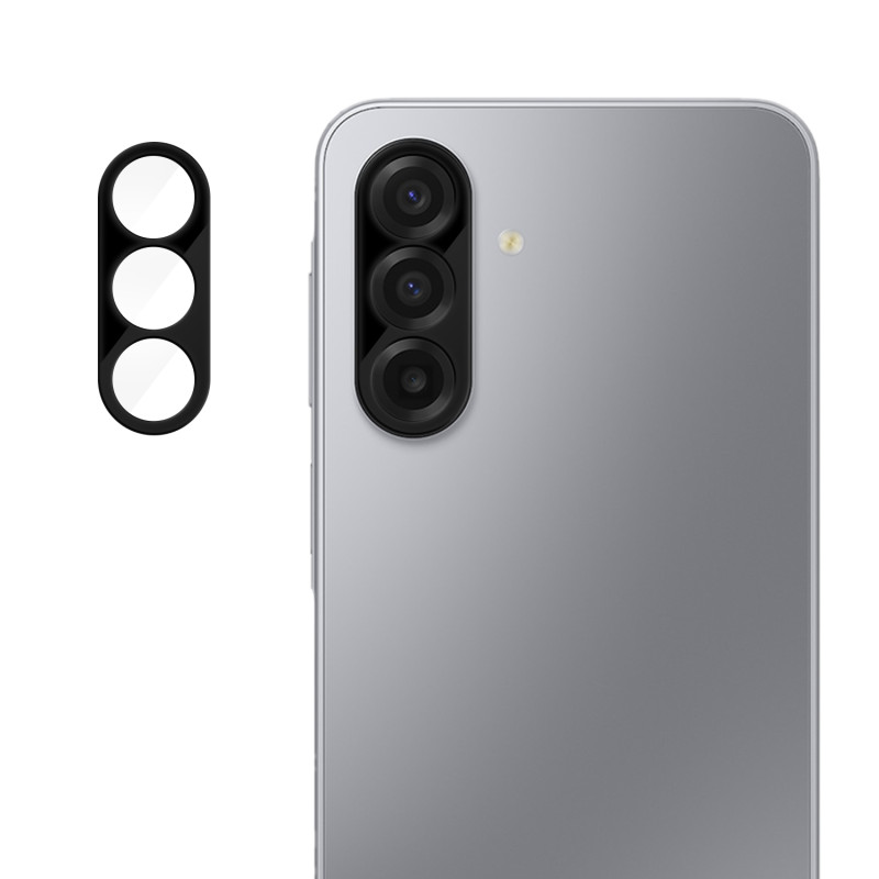 Karkaistusta lasista valmistettu suojalasi Samsung Galaxy A18 4G:lle (musta versio)