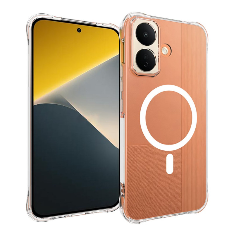 Poco X8 5G:n magneettinen läpinäkyvä suojakotelo
