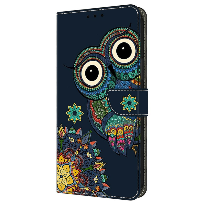 Xiaomi Redmi 17 5G / 4G -suojakotelo, Mandala-pöllö