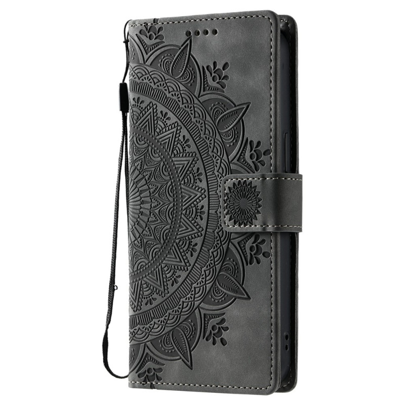 Xiaomi Redmi Note 17 4G / 5G -suojakotelo, mandala-kuvioinen, mokkanahkainen