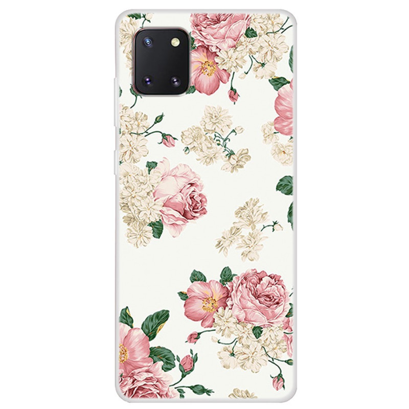 Samsung Galaxy Note 10 Lite -suojakotelo, luumukukat