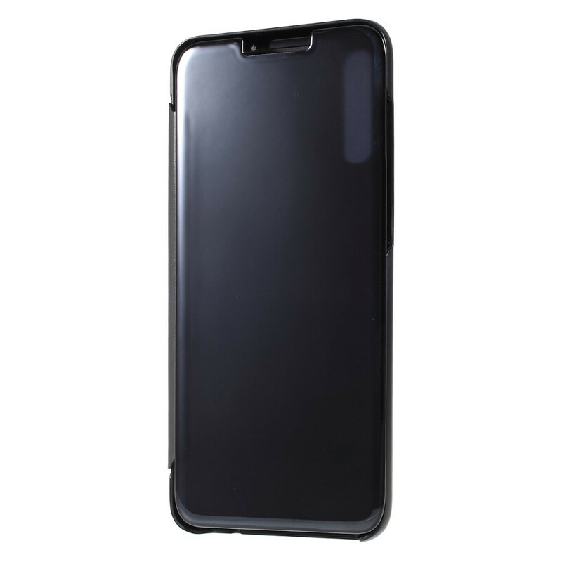 Näytä kansi Samsung Galaxy A70 peili ja nahkatehoste