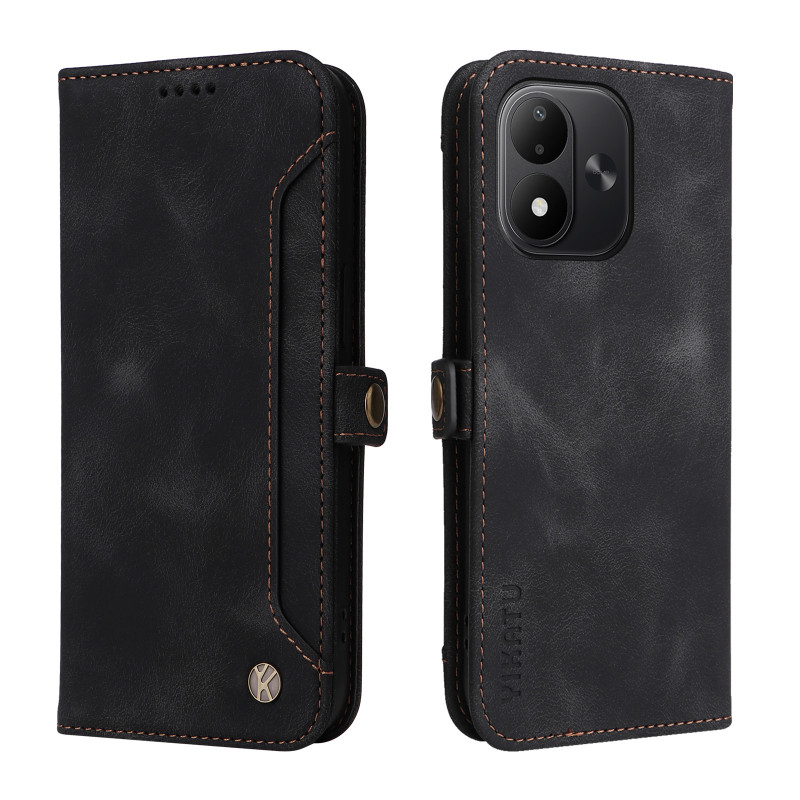 Xiaomi Redmi Note 17 5G / 4G -suojakotelo, lompakkotyyppinen, ulkoisella korttitaskulla
