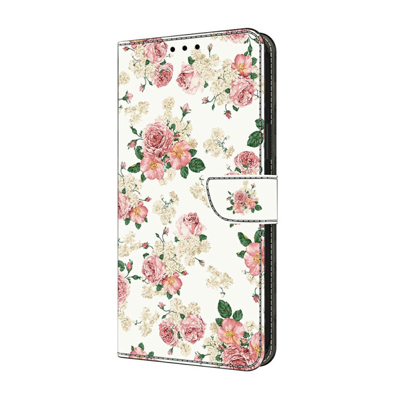 Xiaomi Redmi Note 17 5G / 4G -suojakotelo, Vintage-kukat