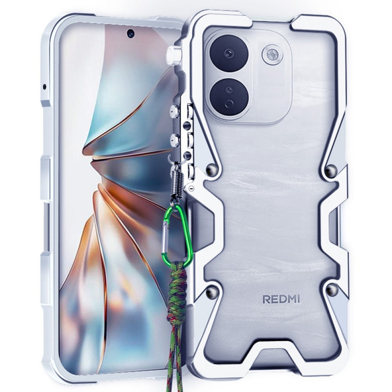 Xiaomi Redmi Note 17 Pro Max 5G -alumiinisuojus, jossa on kantohihna